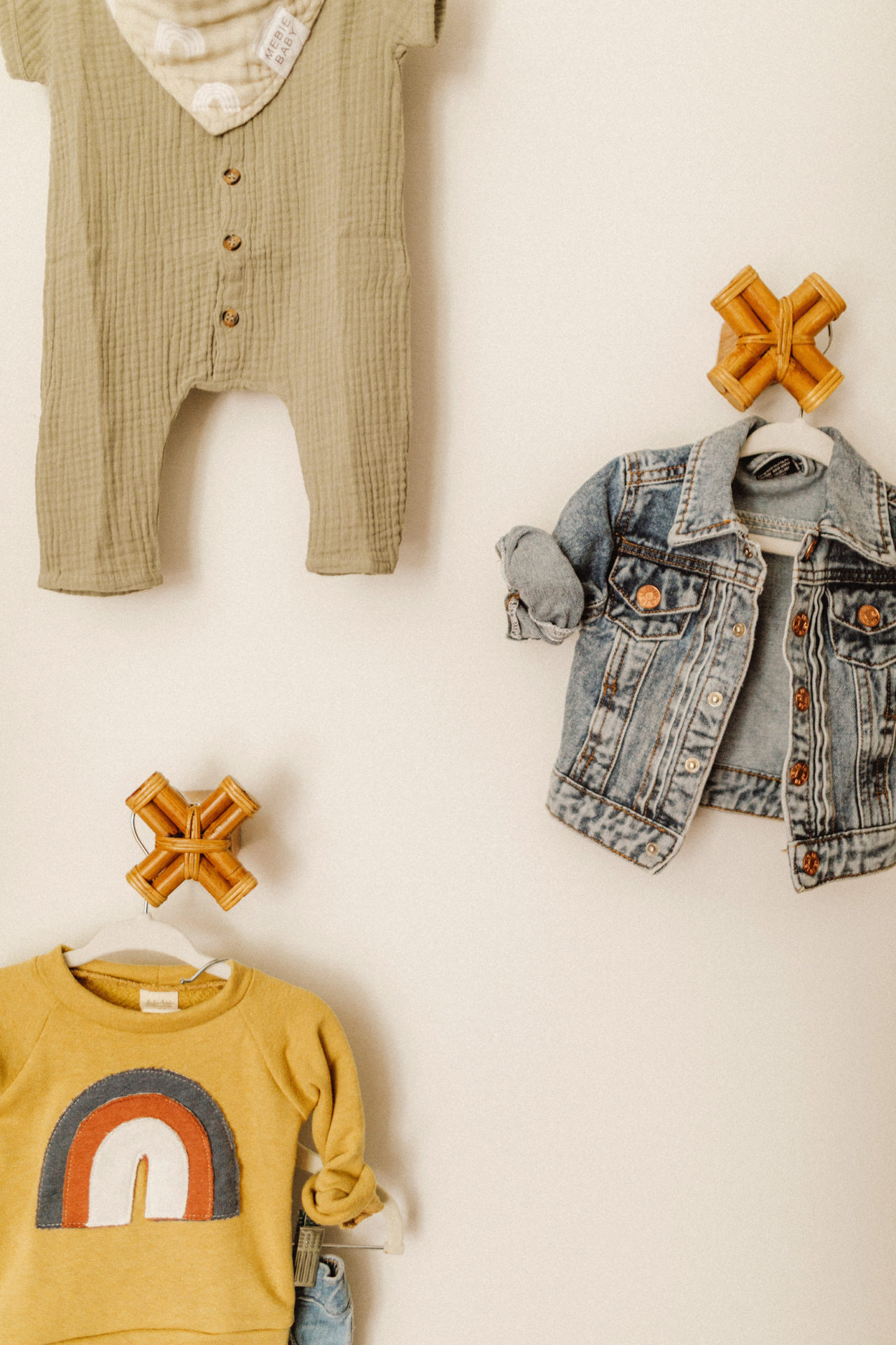 baby outfit display